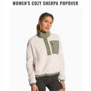 NWOT Vuori Women’s Sherpa Popover size SM